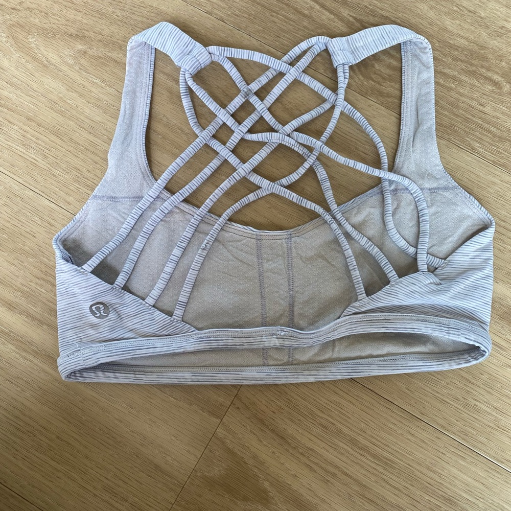 SOLD Lululemon white sports bra